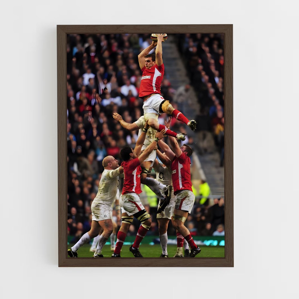 Poster L'Essai Victorieuse – affiche Rugby (vue 5)